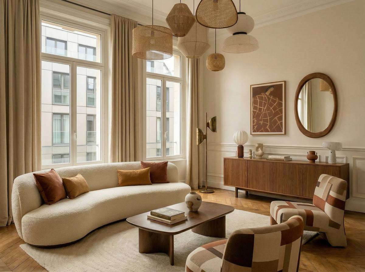 Интерьер кухни‑гостиной